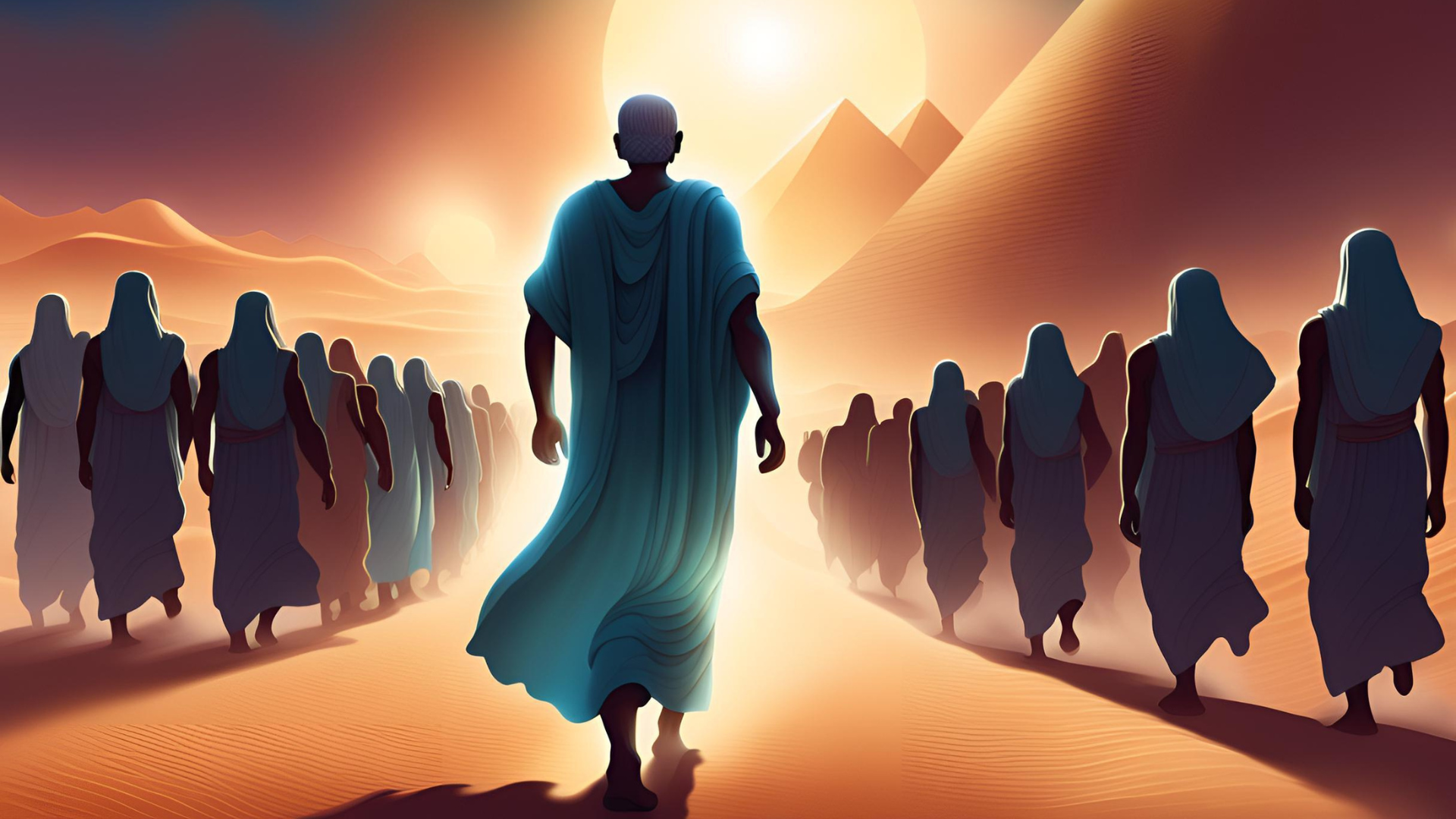 10 Sermon & Worship PowerPoint Backgrounds (Lot SBDP-06) - Pentateuch